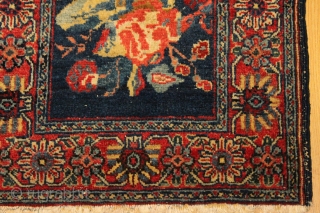 small rug looks perfect natural colors are the perfect fine and tightly woven 19th century  size 0.60cm x 0.50cm             