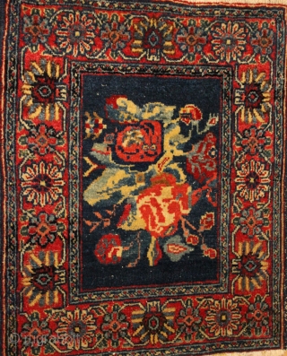 small rug looks perfect natural colors are the perfect fine and tightly woven 19th century  size 0.60cm x 0.50cm             