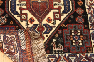 Natural colors 19th Century Good Condition excellent wool  Clean and hand washed.small rug size 0.75cm x 0.65cm               