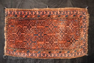  Baluch  Rug 19th Century  Natural colors Size 0.96cm x 0.58cm                    