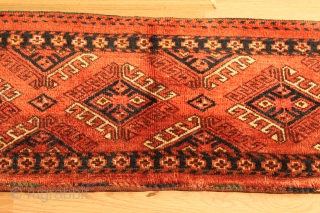 TURKMEN Penjerelik . turkman hung on the door of the house yoruk . Natural color .  19th Century .  Good Condition . Clean and hand washed . 
size 1.40cm x  ...