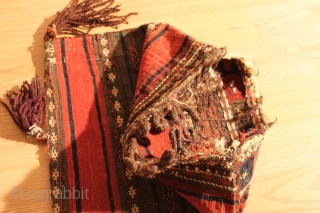 Baluch Bagface. circa 1900 . Natural colors. Good condition.Clean and hand washed . size 0.44cm x 0.45cm                