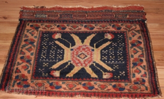 .Afshar bagface ,,Rare design..finely woven . size. 0.45cm x 0.48cm                       