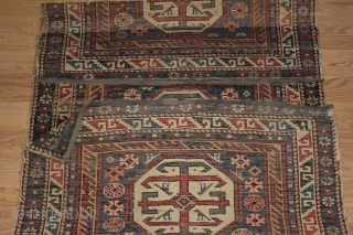 Caucasian Shirvan rug.circa 1870 . size 1.60cm x 0.97cm                        