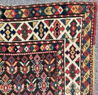 Middle Of The 19th Century Rare Design Caucasian Rug Size 105x220 cm. There is a problem with my Rugrabbit Account. please send me private mail. emreaydin10@icloud.com       