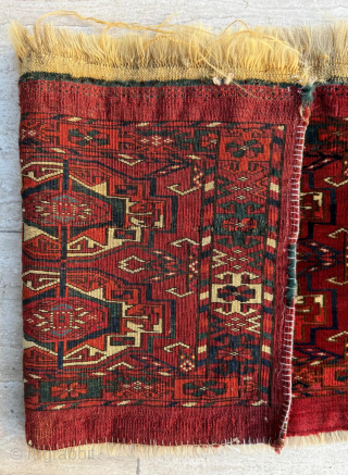 Turkman Tekke Torba Circa 1850, size 30x80 cm. Please send me directly mail. 
emreaydin10@icloud.com
0090+ 544 374 10 98               