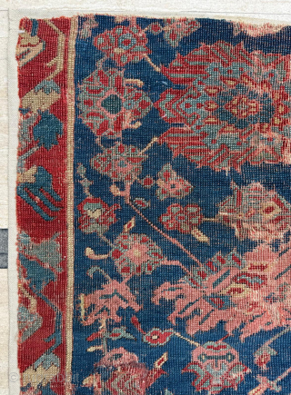 Late 16th century Oushak Fragment. Size 59 x 110 cm. 60 x 110 cm. Please send me direct mail.

emreaydin10@icloud.com

Instagram - @emreaydinrug            