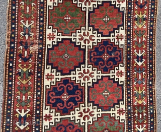 Moghan Kazak Dated 1292 - 1875 size 130x250 cm                        