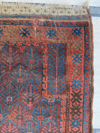 19th Century Prayer Beluch Rug, size 95x140 cm. Please send me directly mail. emreaydin10@icloud.com 0090+ 544 374 10 98              