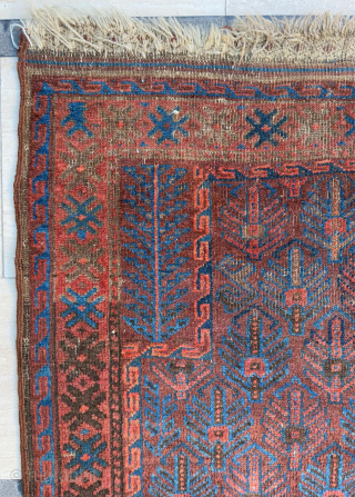 19th Century Prayer Beluch Rug, size 95x140 cm. Please send me directly mail. emreaydin10@icloud.com 0090+ 544 374 10 98              