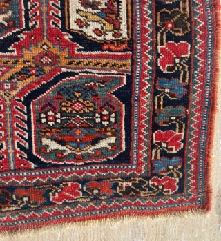 Persian Avshar Bagface Circa 1870s size 88x58 cm                         