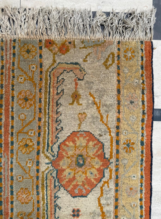 Oushak carpet  border fragment circa 1880-1890. Please send me directly mail.
emreaydin10@icloud.com
0090 + 544 374 10 98                