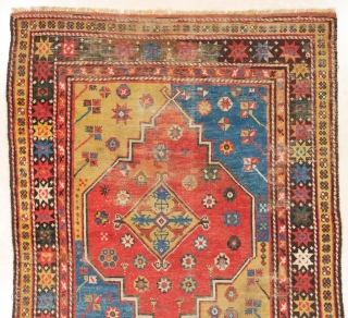 18th Century Anatolian Dazkiri Rug. İts Rare piece. İts in good condotion. Size 115x140 cm                  