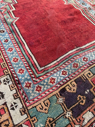 Anatolian Konya Karapinar prayer rug. Circa 1840-1850. size 110x150 cm. Please send me directly mail. 
emreaydin10@icloud.com
0090 + 544 374 10 98            