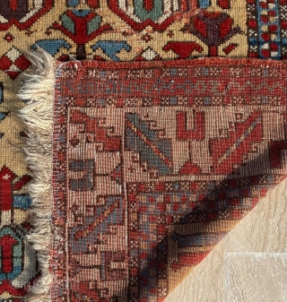 Mid 19th Century Unusual Kuba Rug Size 110x150 cm                        