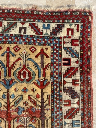 Mid 19th Century Unusual Kuba Rug Size 110x150 cm                        