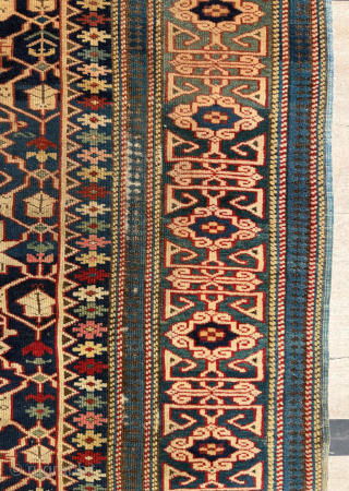 Kuba Shirvan Rug, Circa 1870, Size 108x200 cm. Please send me directly mail
emreaydin10@icloud.com                    