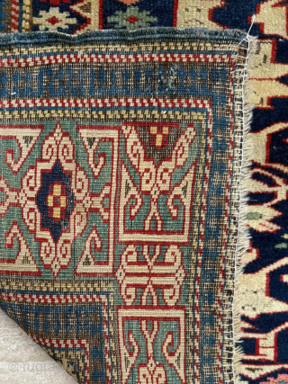 Kuba Shirvan Rug, Circa 1870, Size 108x200 cm. Please send me directly mail
emreaydin10@icloud.com                    