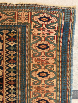Kuba Shirvan Rug, Circa 1870, Size 108x200 cm. Please send me directly mail
emreaydin10@icloud.com                    