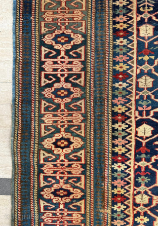 Kuba Shirvan Rug, Circa 1870, Size 108x200 cm. Please send me directly mail
emreaydin10@icloud.com                    