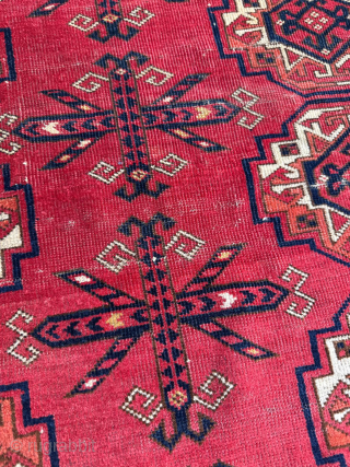 Mid 19th century Turkmen Ersari Chuval Size 100 x 146 cm. Please send me direct mail

emreaydin10@icloud.com

Instagram - @emreaydinrug               