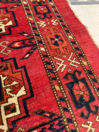 Mid 19th century Turkmen Ersari Chuval Size 100 x 146 cm. Please send me direct mail

emreaydin10@icloud.com

Instagram - @emreaydinrug               