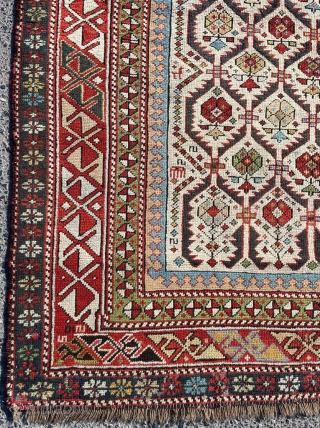 Shirvan Prayer Rug Circa 1870 size 100x180 cm                         