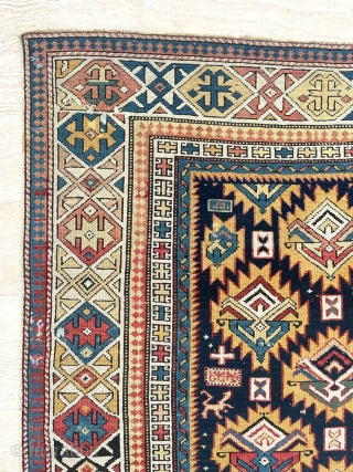 Shirvan Rug. Circa 1860. Have small İnteresting Figures size 115x173 cm                      