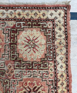 Mid 19th century cuty size Khotan rug, size 75 x 100 cm. Please send me direct mail.

emreaydin10@icloud.com

Instagram - @emreaydinrug              