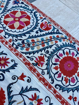 Circa 1840, Suzani, size 144 x 242 cm. Please send me direct mail.

emreaydin10@icloud.com

Instagram - @emreaydinrug                  