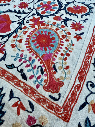 Circa 1840, Suzani, size 144 x 242 cm. Please send me direct mail.

emreaydin10@icloud.com

Instagram - @emreaydinrug                  