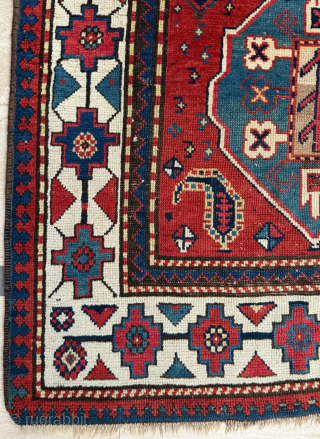 Late of the 19th century Kazak rug. Size 142 x 234 cm. Please send me direct mail.

halilaydinrugs@gmail.com

Instagram - @halilaydinrug              