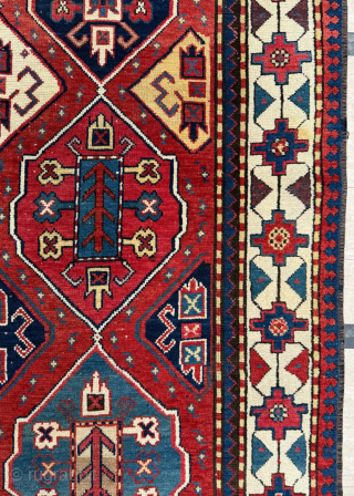 Late of the 19th century Kazak rug. Size 142 x 234 cm. Please send me direct mail.

halilaydinrugs@gmail.com

Instagram - @halilaydinrug              