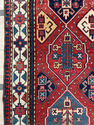 Late of the 19th century Kazak rug. Size 142 x 234 cm. Please send me direct mail.

halilaydinrugs@gmail.com

Instagram - @halilaydinrug              