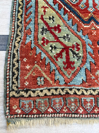 Circa 1840 West Anatolian Yastik. Size 51 x 83 cm. Please send me direct mail.

emreaydin10@icloud.com

Instagram - @emreaydinrug                