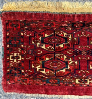 Turkmen Tekke Small Torba Circa 1850 size 32x82                         