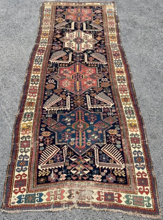 Akstafa Rug  Circa 1850 size 118x283                          