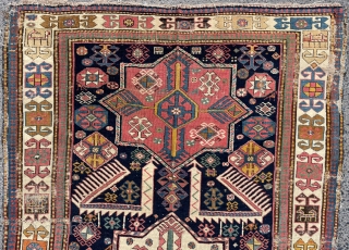 Akstafa Rug  Circa 1850 size 118x283                          