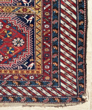 Caucasian Shirvan Rug Circa 1870 size 115x170 cm                         