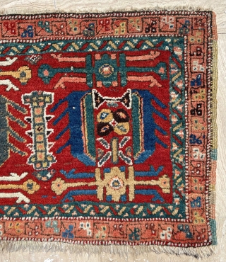 Persian Heriz Yastik Circa 1900 size 48x109 cm                         