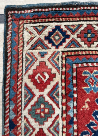 1285 - 1868 Dated , Bordjalou Kazak Rug, high wool quality and great condition. Size 106 x 183 cm. Please send me direct mail.
emreaydin10@icloud.com
Instagram - @emreaydinrug
