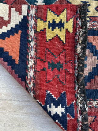 Late of the 19th century Shahsevan bagfaces
 Size - Left 50 x 60 cm - Right 50 x 62 cm
 Please send me direct mail
 emreaydin10@icloud.com 
Instagram - @emreaydinrug
    