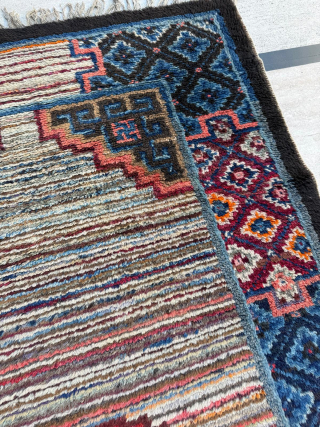 Late 19th century Tibet Rug, good pile, size 100 x 175 cm. Please send me direct mail.
emreaydin10@icloud.com
Instagram - @emreaydinrug