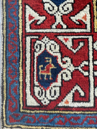 Late 19th Century Caucasian Shirvan Rug. A small rug with close to square measurements. Great Condition. Size 91 x 110 cm. Please send me direct mail.

emreaydin10@icloud.com 

Instagram - @emreaydinrug 

My mobile -  ...