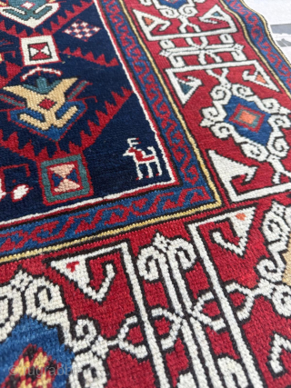 Late 19th Century Caucasian Shirvan Rug. A small rug with close to square measurements. Great Condition. Size 91 x 110 cm. Please send me direct mail.

emreaydin10@icloud.com 

Instagram - @emreaydinrug 

My mobile -  ...