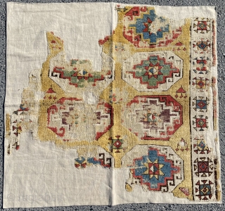 18th Century Cappadocia Fragment size 115x110 cm                          