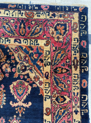 Late of the 19th Century American Sarouk Rug. Square size 123 x 123 cm. 
Please send me direct mail.

emreaydin10@icloud.com

Instagram - @emreaydinrug            