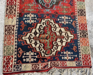 Anatolian Aksaray Kelim Circa 1870 size 155x445                          