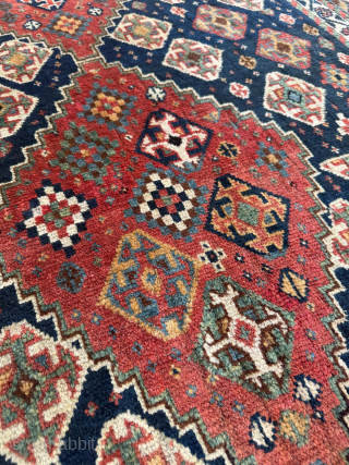 Late 19th century Persian Qhasqai Rug. Size 105 x 155 cm.
Please send me direct mail.

emreaydin10@icloud.com

Instagram - @emreaydinrug                