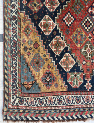 Late 19th century Persian Qhasqai Rug. Size 105 x 155 cm.
Please send me direct mail.

emreaydin10@icloud.com

Instagram - @emreaydinrug                